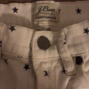 Jcrew ToothPick Star Jeans